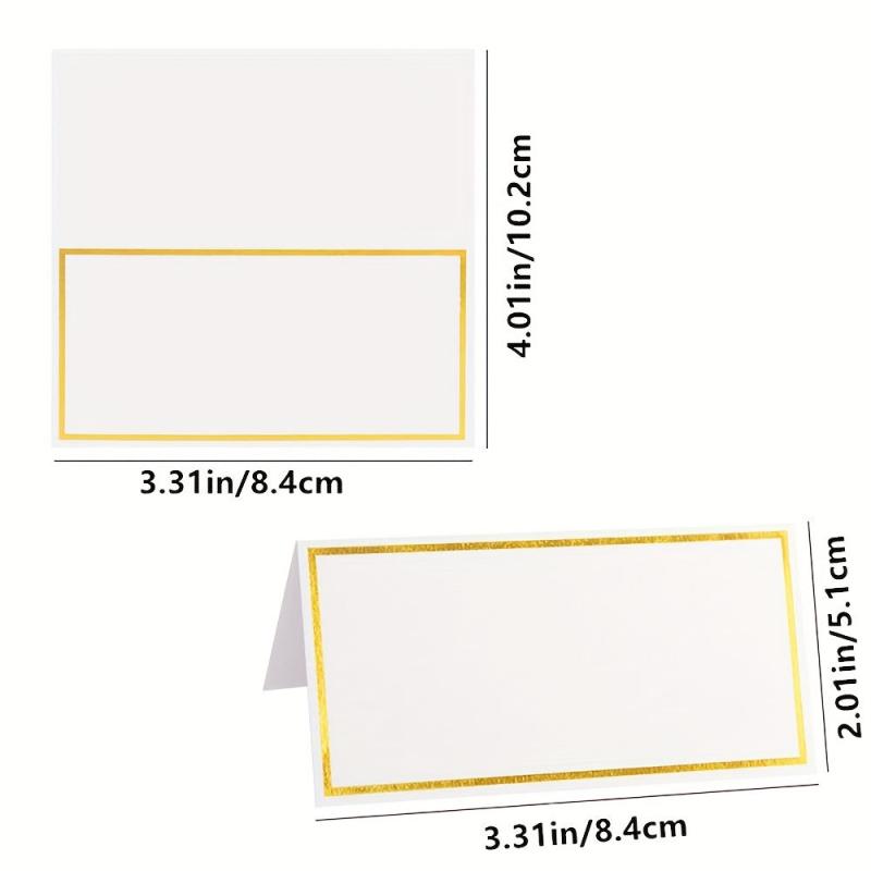 30pcs Place Cards Seating Number Name Card Room Decor Wedding Party Favor