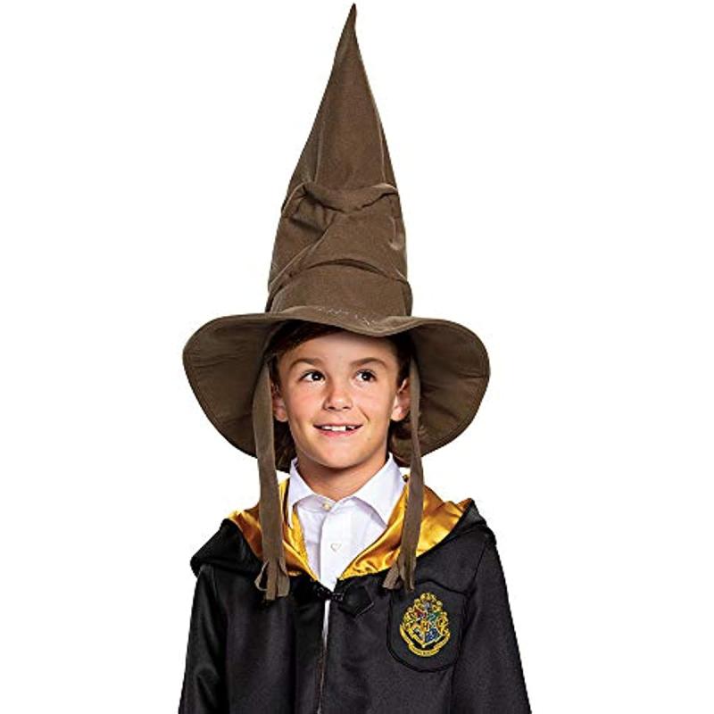 Brown Witch Wizard Hats Halloween Party Headwear Cosplay Costume Carnival