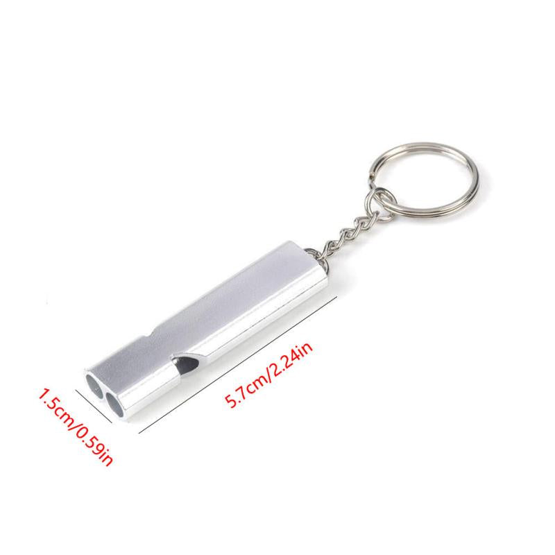 High frequency Dual Tube Survival Whistle