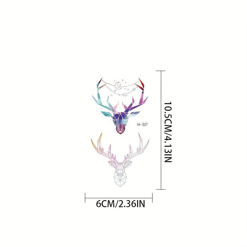 Butterfly Flying Luminous Tattoo Sticker Waterproof Body Decoration for Girls