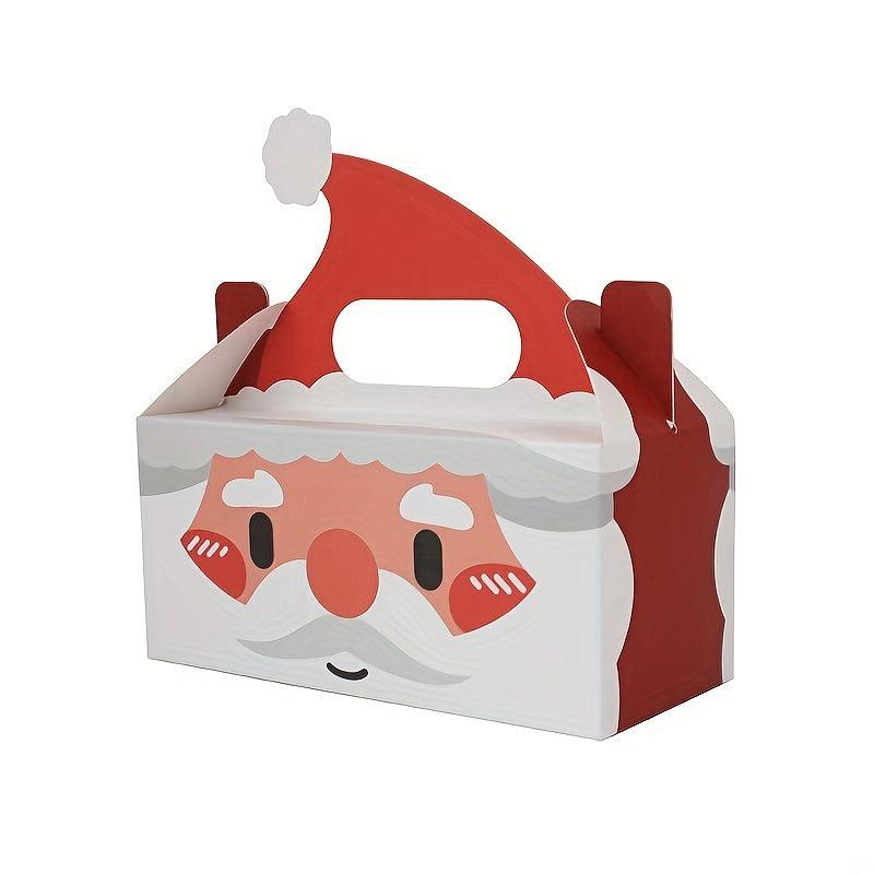 12pcs Christmas Carrying Box Candy Chocolate Packaging Party Favors