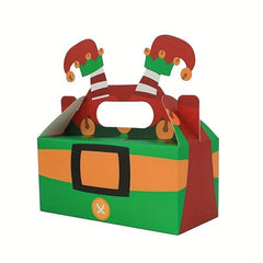12pcs Christmas Carrying Box Candy Chocolate Packaging Party Favors
