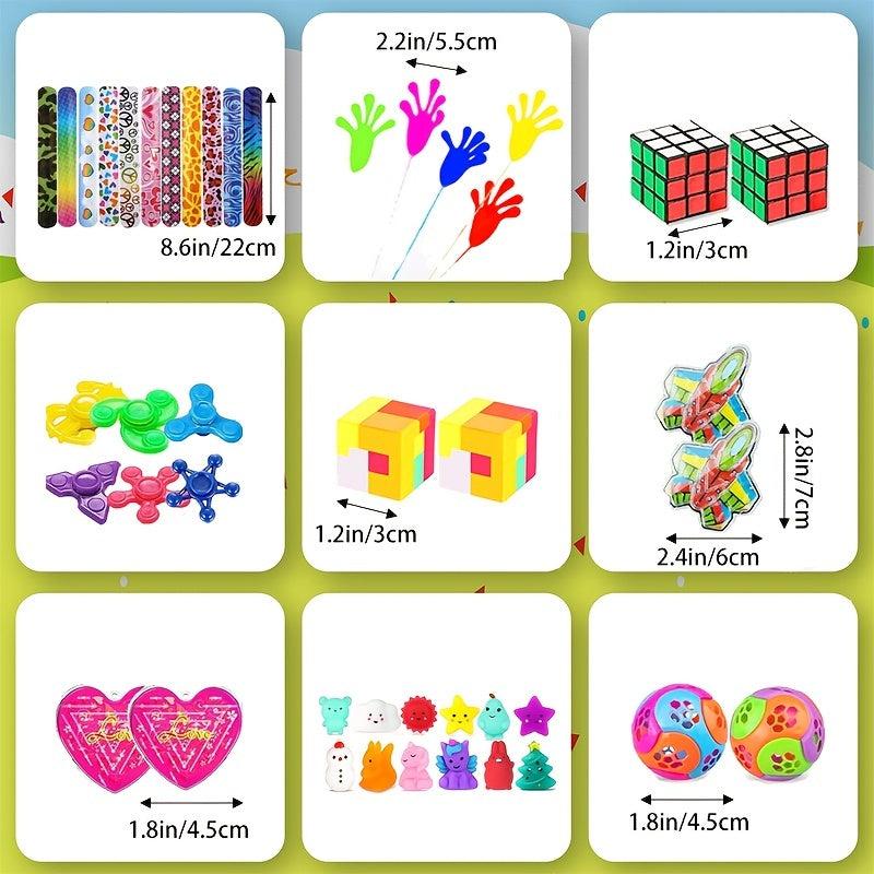 43pcs Party Favors For Kids Bulk School Classroom Rewards Treasure Box Toys