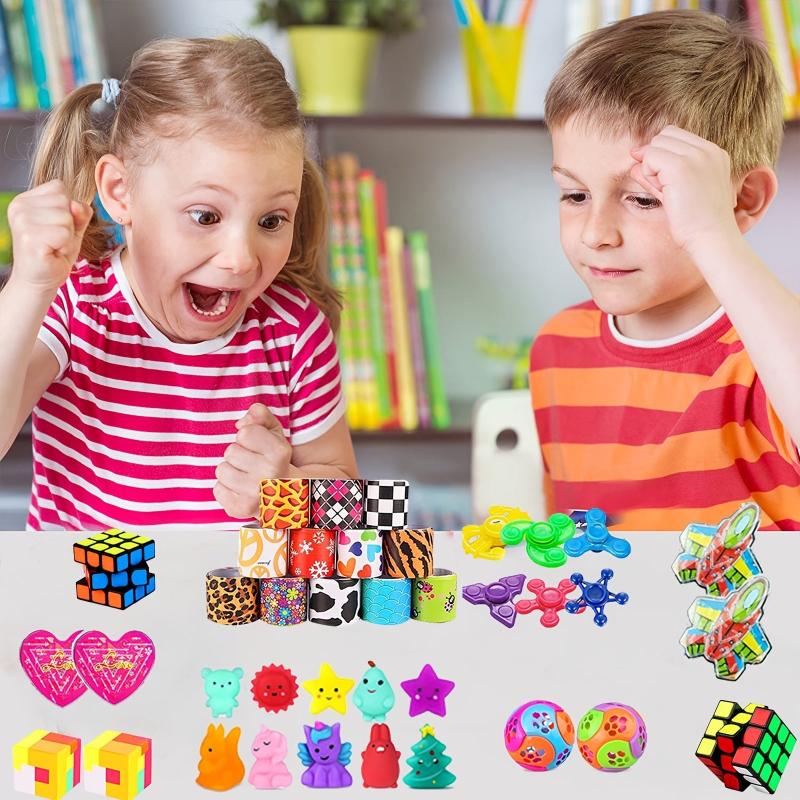 43pcs Party Favors For Kids Bulk School Classroom Rewards Treasure Box Toys
