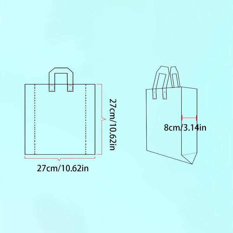 5pcs Transparent Mesh Bags Celebrity Tote Bag Gift Bag Holiday Accessory