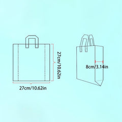 5pcs Transparent Mesh Bags Celebrity Tote Bag Gift Bag Holiday Accessory
