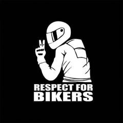 Respect For Bikers Motorcycle Decoration Stickers Car Reflective Stickers