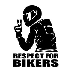 Respect For Bikers Motorcycle Decoration Stickers Car Reflective Stickers