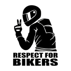 Respect For Bikers Motorcycle Decoration Stickers Car Reflective Stickers