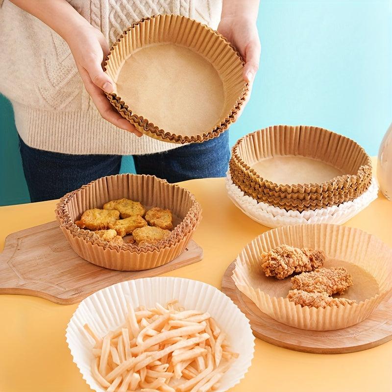 30pcs Air Fryer Special Paper Silicone Paper Plate Paper Holder