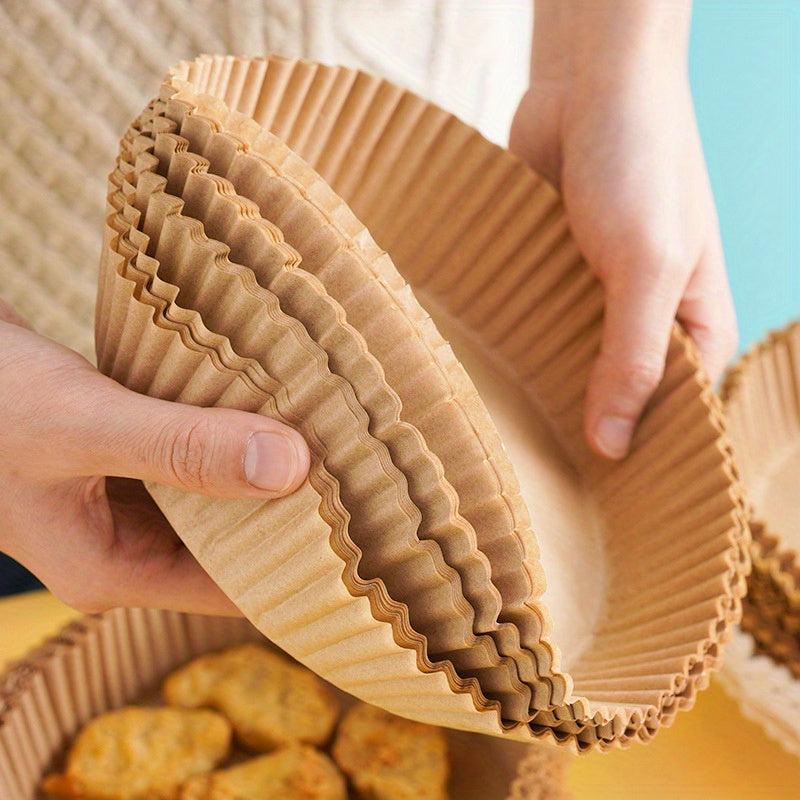 30pcs Air Fryer Special Paper Silicone Paper Plate Paper Holder
