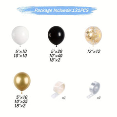 131pcs Balloons Garland Arch Kit for Graduation Baby Shower Wedding