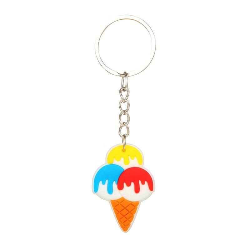 Hawaii PVC Key Chain Seaside Beach PVC Glue Car Gift