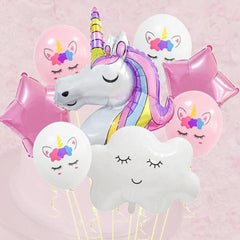 8pcs Unicorn Cloud Balloon Set Birthday Party Decoration Supplies