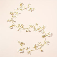 Bridal Pearl Headdress with Soft Chain - Wedding & Bridesmaids