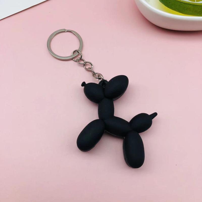 Cartoon Balloon Dog Keychain Pendant Bag Ornament Car Key Chain