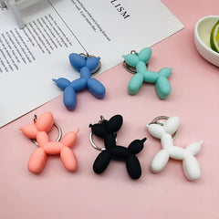 Cartoon Balloon Dog Keychain Pendant Bag Ornament Car Key Chain