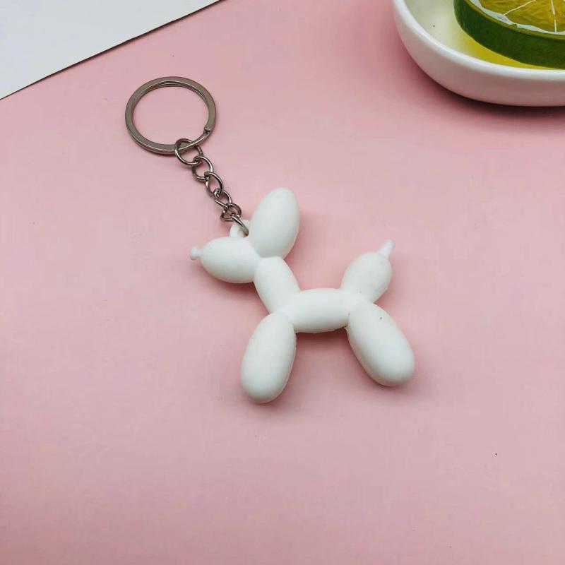 Cartoon Balloon Dog Keychain Pendant Bag Ornament Car Key Chain