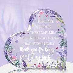 Acrylic Friendship Gift Lavender Party Decoration Girlfriend Birthday