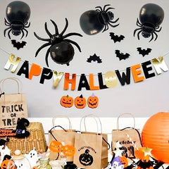 Spooky Spider Balloons for Halloween and Day of the Dead Parties