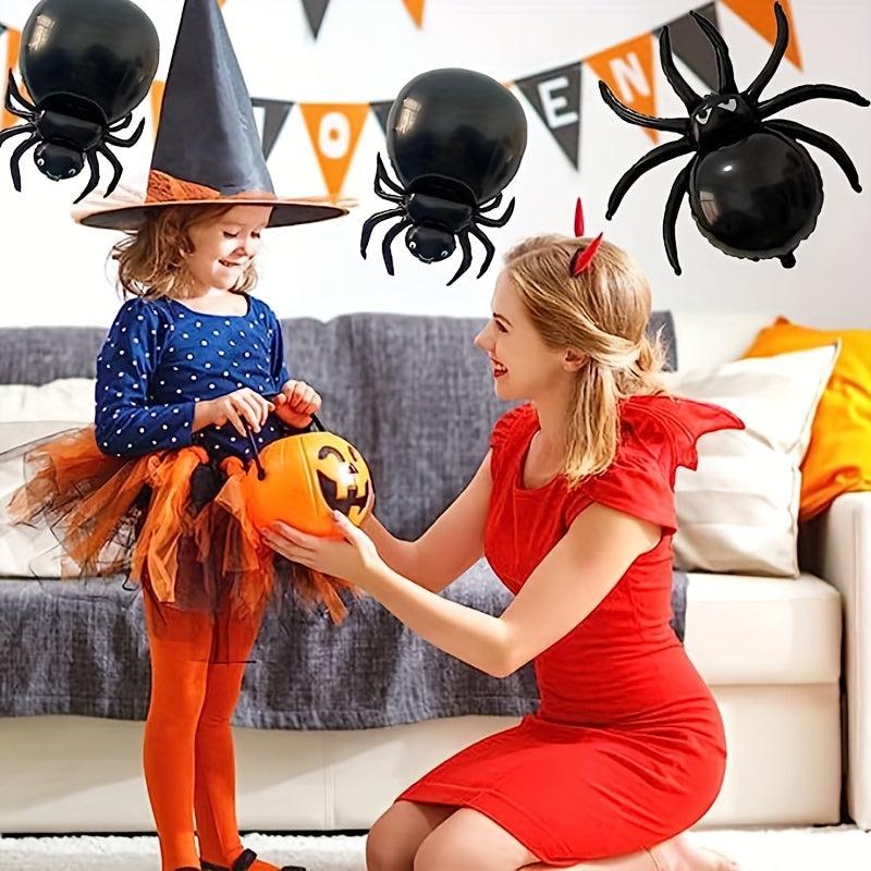 Spooky Spider Balloons for Halloween and Day of the Dead Parties