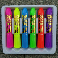 6pcs Set Glow In The Dark Face & Body Paint UV Neon Glow Fluorescent