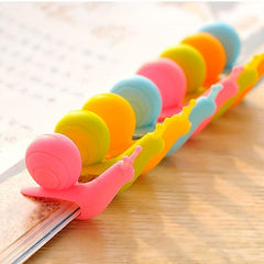 6pcs Snail Wine Glass Labels Tea Cups Bags