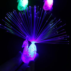 Changing Peacock Finger Light Magical Glow Colors Christmas Party Favors