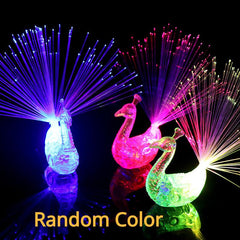 Changing Peacock Finger Light Magical Glow Colors Christmas Party Favors