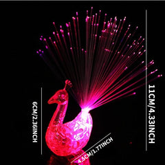 Changing Peacock Finger Light Magical Glow Colors Christmas Party Favors