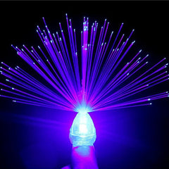 Changing Peacock Finger Light Magical Glow Colors Christmas Party Favors
