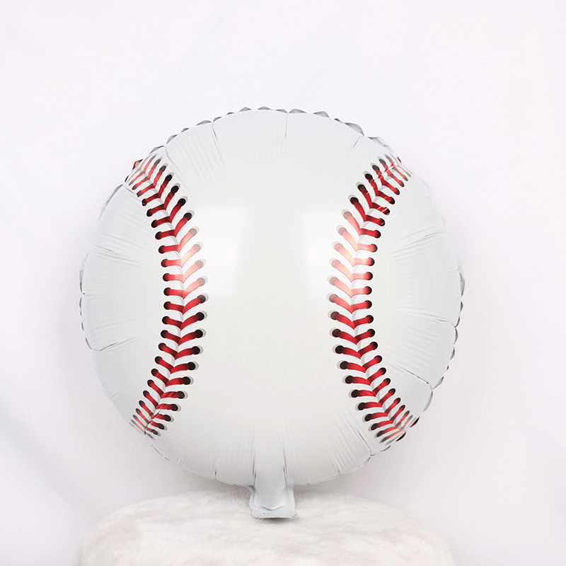Football Themed Aluminum Balloon for Sports Events and Parties 18 Inches