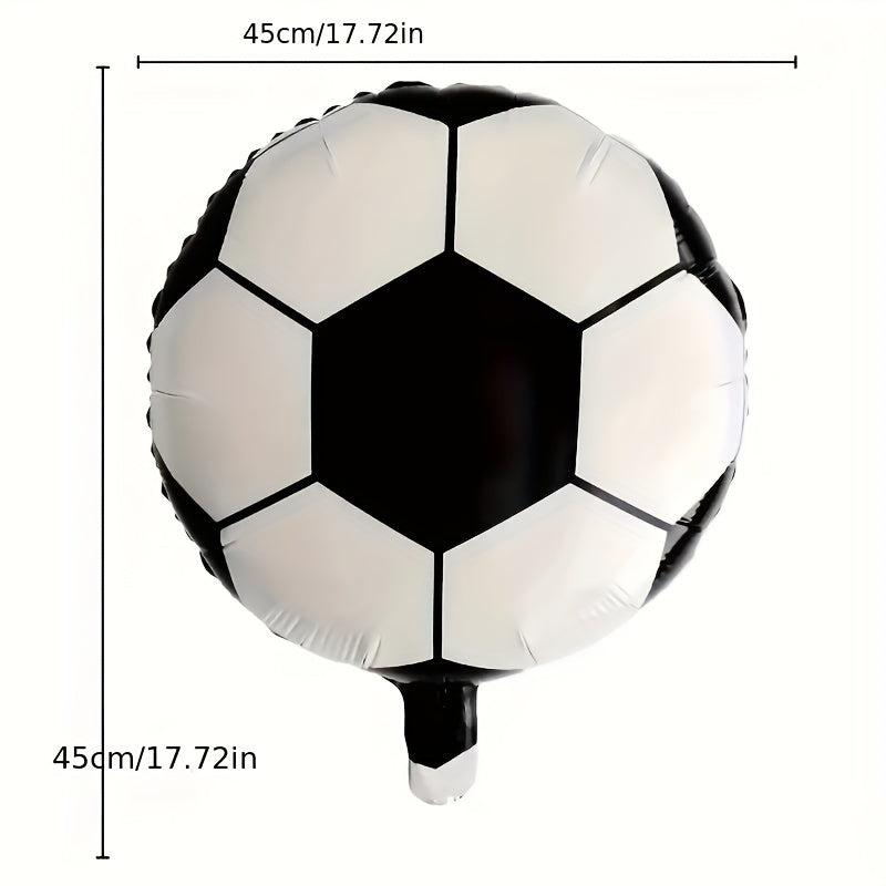 Football Themed Aluminum Balloon for Sports Events and Parties 18 Inches