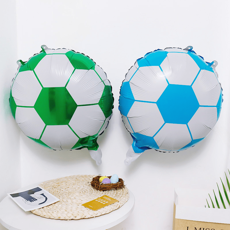 Football Themed Aluminum Balloon for Sports Events and Parties 18 Inches
