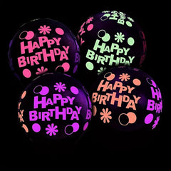 10pcs Fluorescent Love Latex Balloons for Wedding Party