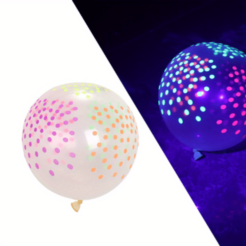 10pcs Fluorescent Love Latex Balloons for Wedding Party