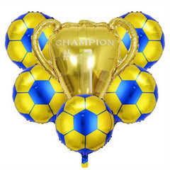 6pcs Football Trophy Balloon Football Party Birthday Party Balloon