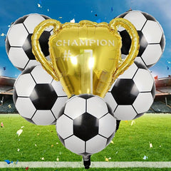 6pcs Football Trophy Balloon Football Party Birthday Party Balloon