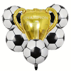 6pcs Football Trophy Balloon Football Party Birthday Party Balloon