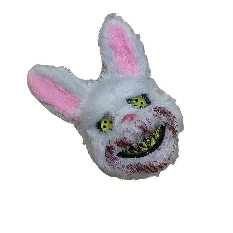 Bloody Rabbit Plush Halloween Mask for Costume Party