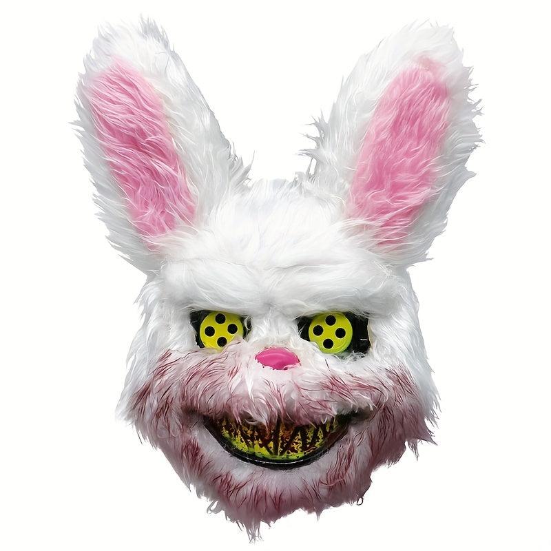 Bloody Rabbit Plush Halloween Mask for Costume Party
