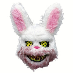Bloody Rabbit Plush Halloween Mask for Costume Party