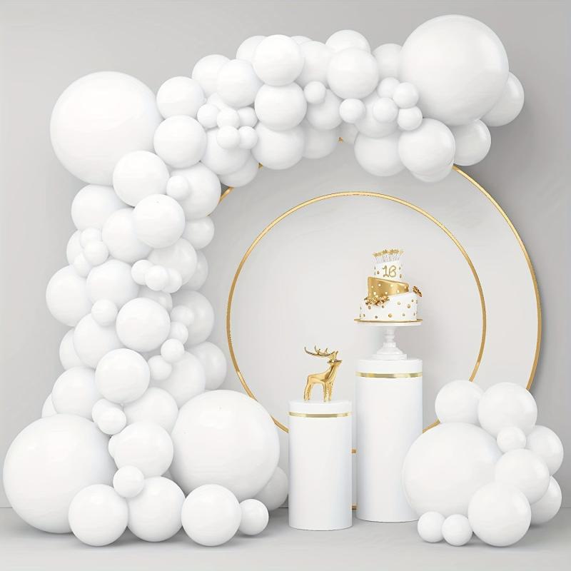 50pcs 12 Party Latex Balloons for Women&Girl Birthday Graduation Baby Shower Wed