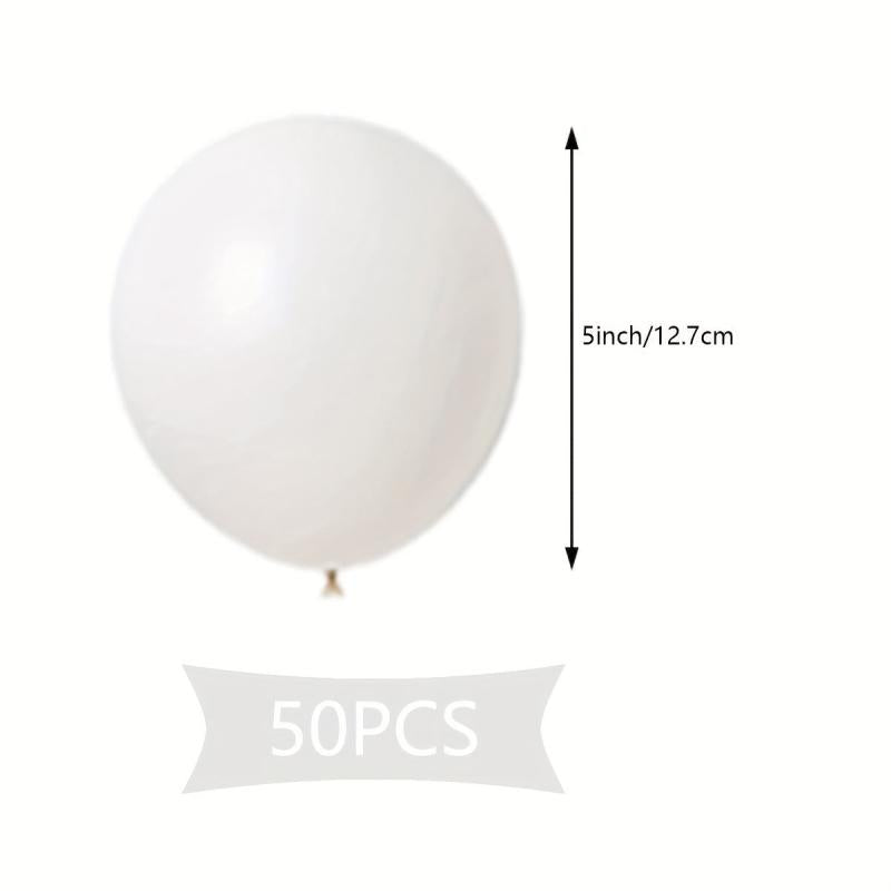 50pcs 12 Party Latex Balloons for Women&Girl Birthday Graduation Baby Shower Wed