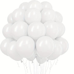 50pcs 12 Party Latex Balloons for Women&Girl Birthday Graduation Baby Shower Wed