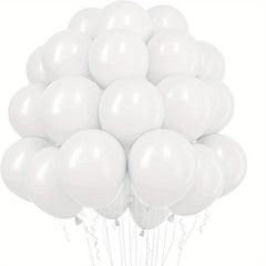 50pcs 12 Party Latex Balloons for Women&Girl Birthday Graduation Baby Shower Wed