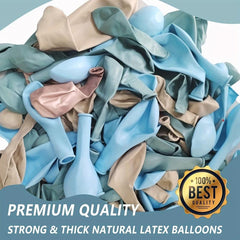 134pcs Marine Sand Metallic Golden Balloon Arch Garland Kit