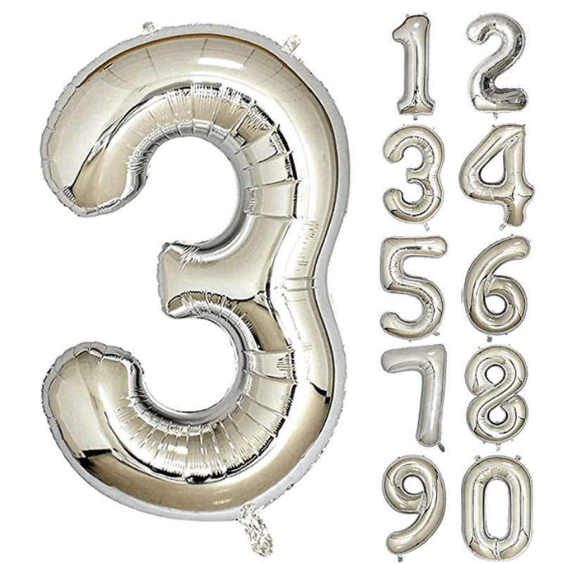 1pc Number Aluminum Film Balloon 81 Party Decoration Balloon