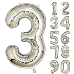 1pc Number Aluminum Film Balloon 81 Party Decoration Balloon