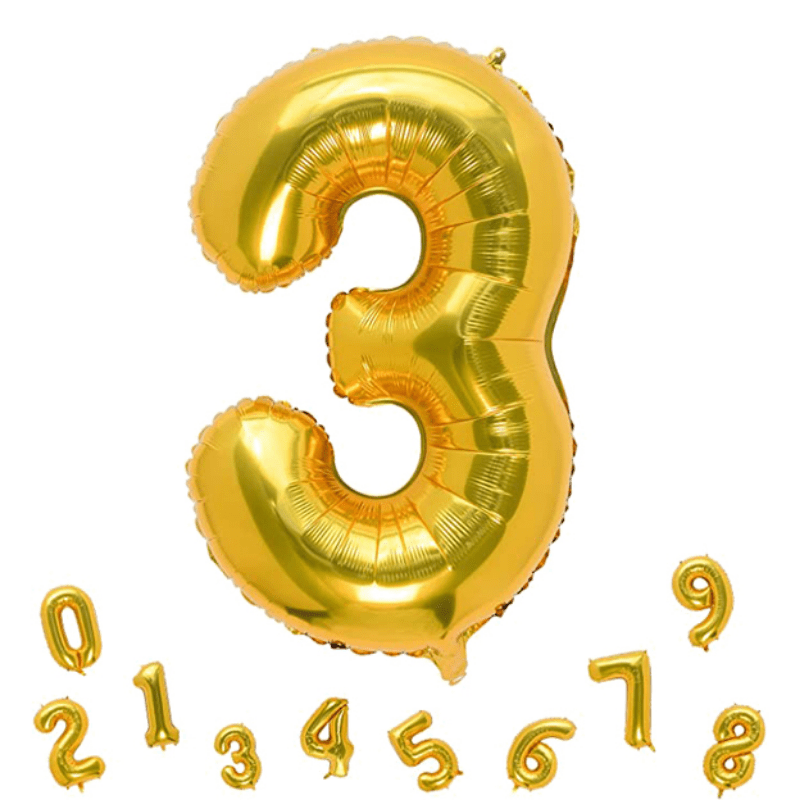 1pc Number Aluminum Film Balloon 81 Party Decoration Balloon